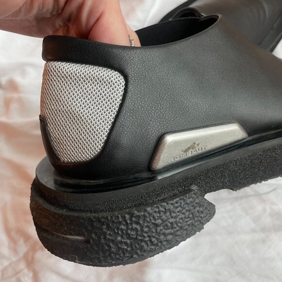 ROMBAUT Black Beyond Leather Drone Loafers Size: 40 - Picture 3 of 8